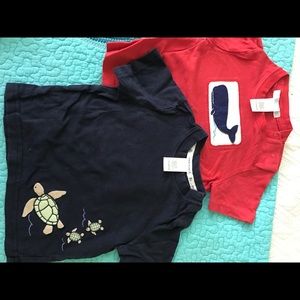 Lot of two boys 3-6 month Janie and Jack shirts